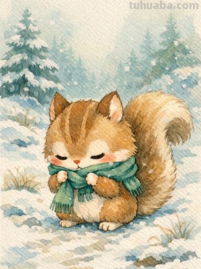 mocai水彩插画头像分享丨可爱的小动物 - 图画吧TUHUABA