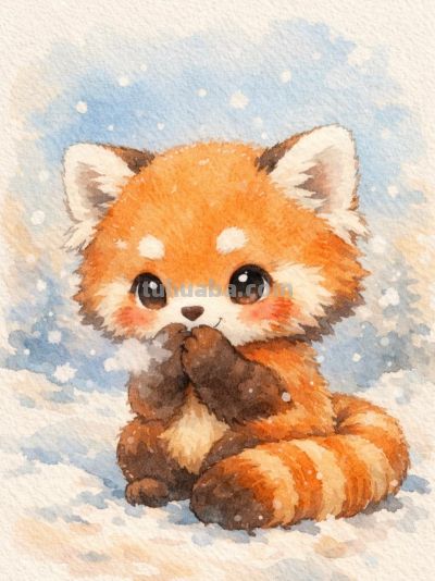 mocai水彩插画头像分享丨可爱的小动物 - 图画吧TUHUABA