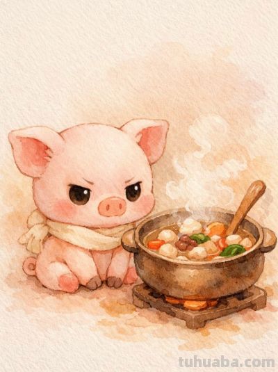 mocai水彩插画头像分享丨可爱的小动物 - 图画吧TUHUABA