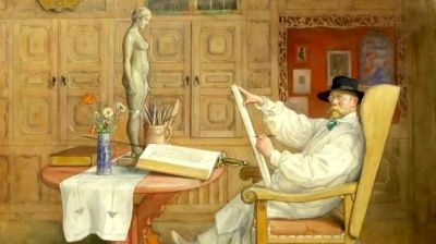 田园诗般的生活｜瑞典画家卡尔·拉尔森水彩画欣赏 ​ - 图画吧TUHUABA