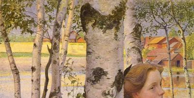 田园诗般的生活｜瑞典画家卡尔·拉尔森水彩画欣赏 ​ - 图画吧TUHUABA