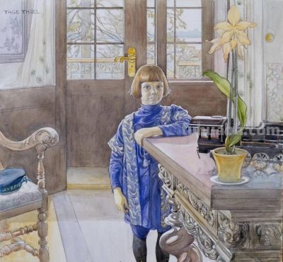 田园诗般的生活｜瑞典画家卡尔·拉尔森水彩画欣赏 ​ - 图画吧TUHUABA