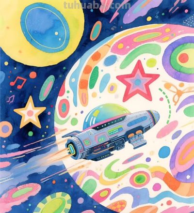 未来太空 未来城市 未来交通等主题科幻画参赛获奖作品素材 - 图画吧TUHUABA