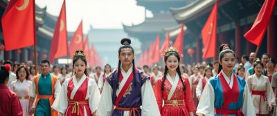 明代Cosplay风潮：从《南都繁会图》，看古人角色扮演的狂欢！ - 图画吧TUHUABA