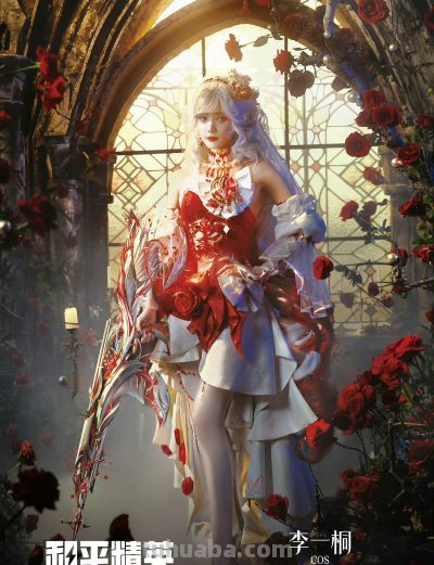 李一桐cos暮色玫影 ​​​ - 图画吧TUHUABA