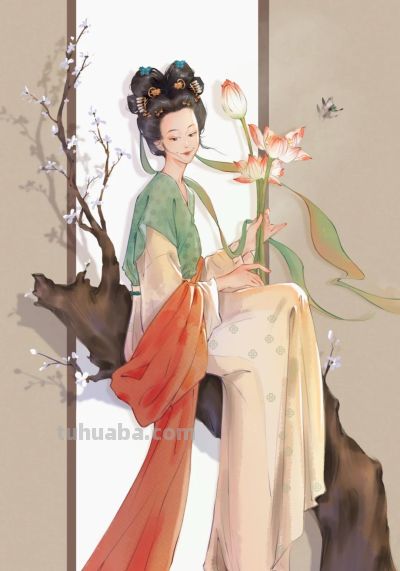 古风仙气飘飘，二次元活力满满，这组插画风格太会抓人心了 - 图画吧TUHUABA