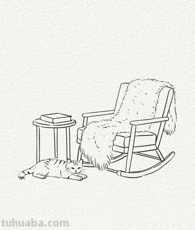 悠闲阳光下 简单小日子丨涂鸦简笔画悠闲的小猫分享 - 今日头条