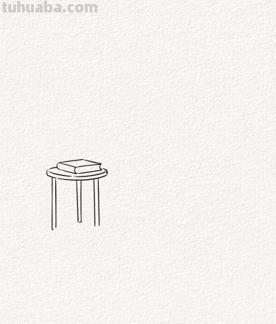 悠闲阳光下 简单小日子丨涂鸦简笔画悠闲的小猫分享 - 图画吧TUHUABA