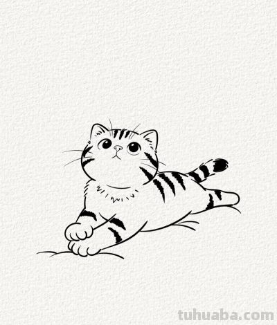 萌猫躺平乐 诸事不强求 开心每一天丨涂鸦简笔画分享 - 今日头条