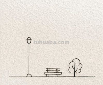 飞鸟过 长椅空 路灯伴微风丨燕子简笔画分享 - 图画吧TUHUABA
