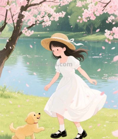 治愈系少女生活插画，既有着文艺优雅的气质，又充满生活的治愈感 - 图画吧TUHUABA