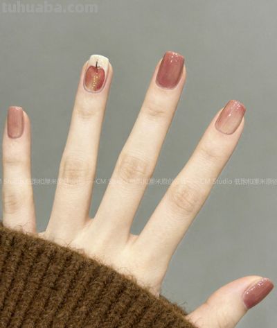 苹果汽水🍎把豆沙橘粉画成会流动的水彩画 - 今日头条