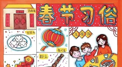 【春节习俗】主题的相关知识/手抄报/绘画 - 今日头条