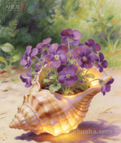 彩铅风格:治愈插画！ - 图画吧TUHUABA