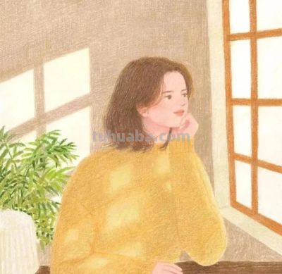梦幻细腻的彩铅画，娇俏清新的少女，美丽温暖知性的女性形象。 - 图画吧TUHUABA
