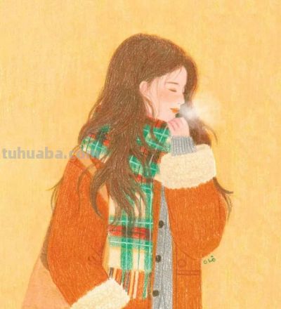 梦幻细腻的彩铅画，娇俏清新的少女，美丽温暖知性的女性形象。 - 图画吧TUHUABA