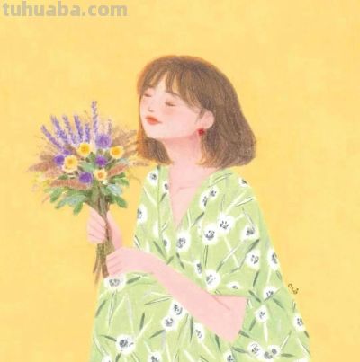 梦幻细腻的彩铅画，娇俏清新的少女，美丽温暖知性的女性形象。 - 图画吧TUHUABA