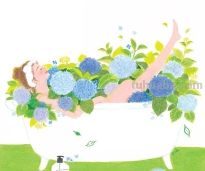 梦幻细腻的彩铅画，娇俏清新的少女，美丽温暖知性的女性形象。 - 图画吧TUHUABA