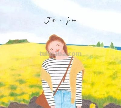 梦幻细腻的彩铅画，娇俏清新的少女，美丽温暖知性的女性形象。 - 图画吧TUHUABA