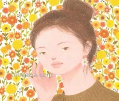 梦幻细腻的彩铅画，娇俏清新的少女，美丽温暖知性的女性形象。 - 图画吧TUHUABA