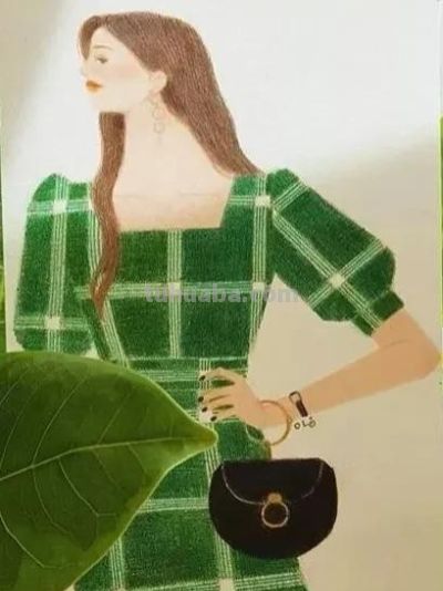 梦幻细腻的彩铅画，娇俏清新的少女，美丽温暖知性的女性形象。 - 图画吧TUHUABA