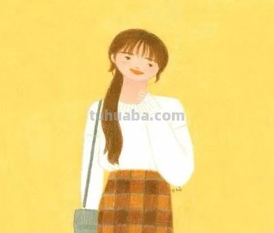 梦幻细腻的彩铅画，娇俏清新的少女，美丽温暖知性的女性形象。 - 图画吧TUHUABA