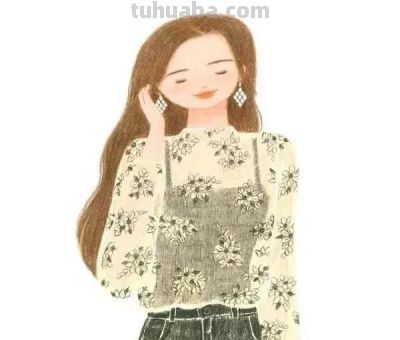 梦幻细腻的彩铅画，娇俏清新的少女，美丽温暖知性的女性形象。 - 图画吧TUHUABA