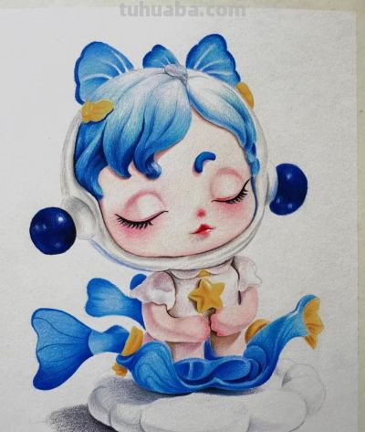 彩铅画也很美，欣赏美丽，放松心情！ - 图画吧TUHUABA