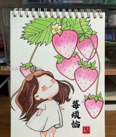 彩铅画也很美，欣赏美丽，放松心情！ - 图画吧TUHUABA