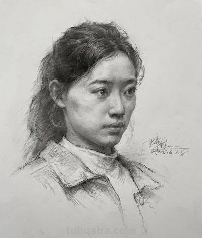 素描头像，有人喜欢这种风格？ - 图画吧TUHUABA