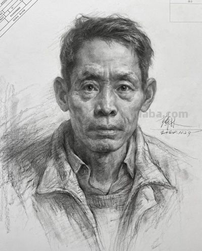 素描头像，有人喜欢这种风格？ - 图画吧TUHUABA