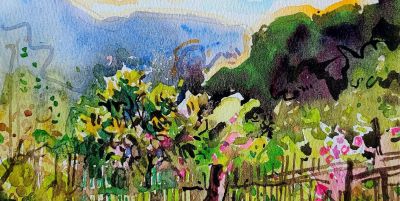 风景水彩画冯信群写生作品欣赏 - 图画吧TUHUABA