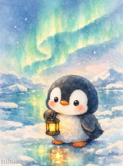 小动物治愈系水彩画插画头像分享丨mocai - 图画吧TUHUABA