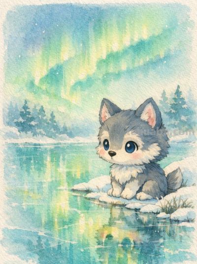 小动物治愈系水彩画插画头像分享丨mocai - 图画吧TUHUABA