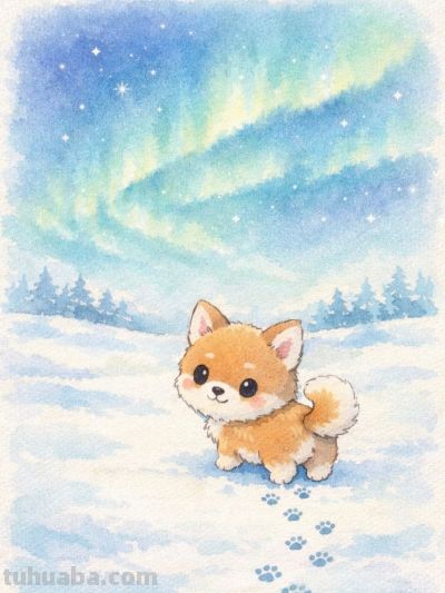 小动物治愈系水彩画插画头像分享丨mocai - 图画吧TUHUABA