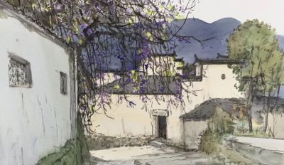 杜拙水彩作品赏 - 图画吧TUHUABA