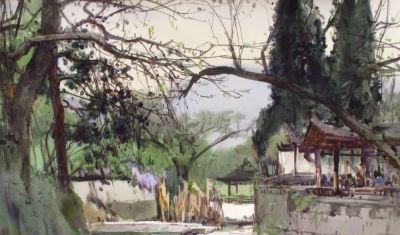 杜拙水彩作品赏 - 图画吧TUHUABA