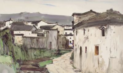 杜拙水彩作品赏 - 图画吧TUHUABA