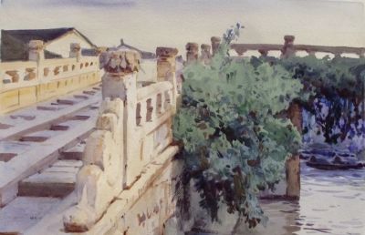 杜拙水彩作品赏 - 图画吧TUHUABA