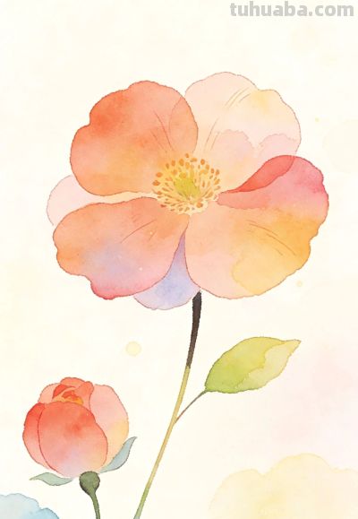 沉浸于温柔的水彩里 - 图画吧TUHUABA