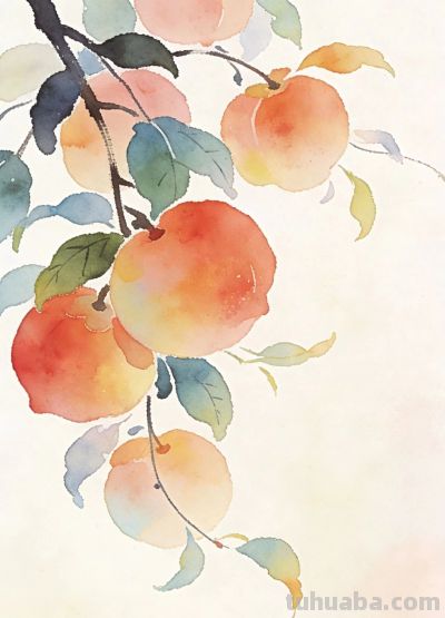 沉浸于温柔的水彩里 - 图画吧TUHUABA