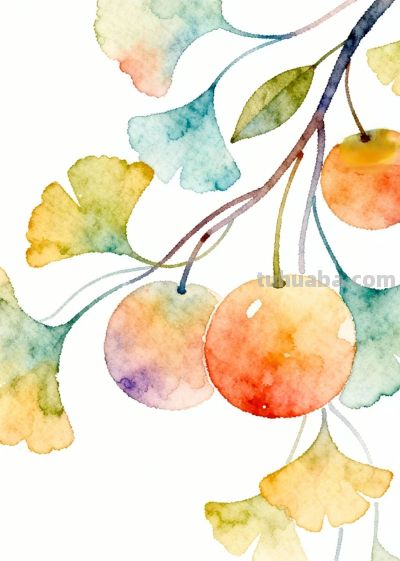 沉浸于温柔的水彩里 - 图画吧TUHUABA