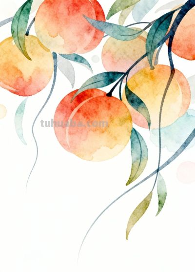 沉浸于温柔的水彩里 - 图画吧TUHUABA