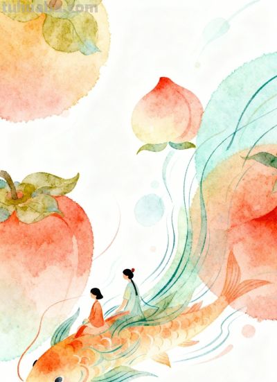 沉浸于温柔的水彩里 - 图画吧TUHUABA