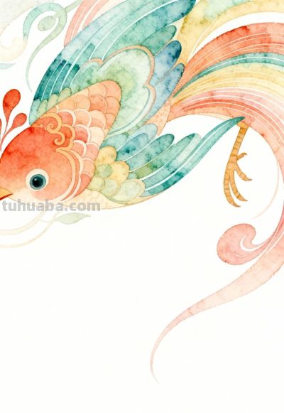 沉浸于温柔的水彩里 - 图画吧TUHUABA