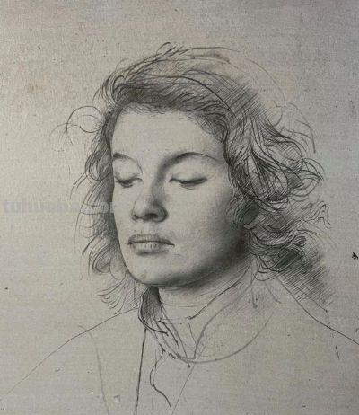 素描界的天花板！不用橡皮一笔成画，他让女王在纸上活了 - 图画吧TUHUABA