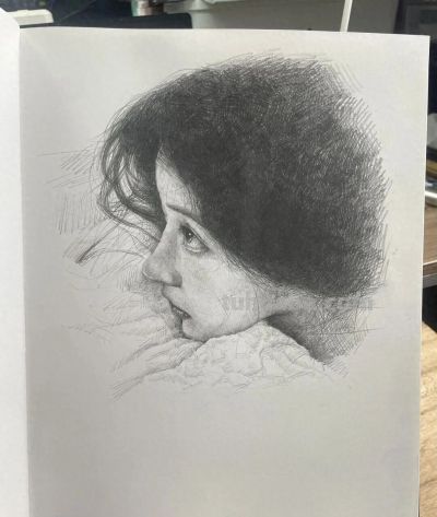 很有氛围感的自动铅笔素描 - 今日头条