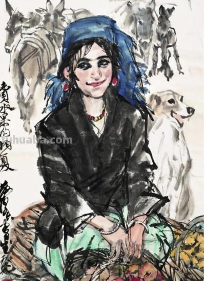 《国画的细节》 139 ：速写绘边疆，黄胄何以传神？ - 图画吧TUHUABA