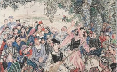 《国画的细节》 139 ：速写绘边疆，黄胄何以传神？ - 图画吧TUHUABA