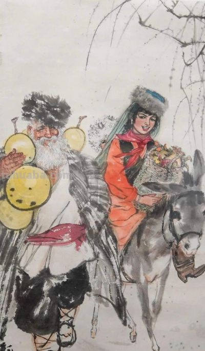 《国画的细节》 139 ：速写绘边疆，黄胄何以传神？ - 图画吧TUHUABA